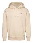 The Original Hm Hoodie Fog Tops Sweatshirts & Hoodies Hoodies Cream Le...