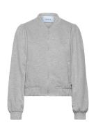 Msbesina Short Jacket Outerwear Jackets Light-summer Jacket Grey Minus