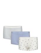 Panties Boxer 3P Flowers Night & Underwear Underwear Underpants Multi/...