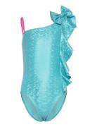 Swimming Costume Badedragt Badetøj Blue Billieblush