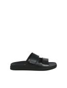 Jfwstockholm Leather Velcro Sandal Shoes Summer Shoes Sandals Black Ja...