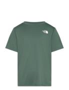 Teen New 24/7 S/S Tee Sport T-Kortærmet Skjorte Green The North Face