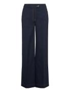 Petra Pants With Stitches - Petra F Bottoms Jeans Wide Navy Coster Cop...