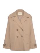 Fqnorthy-Jacket Outerwear Jackets Light-summer Jacket Brown FREE/QUENT