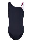 Shoulder Piece Badedragt Badetøj Navy Tommy Hilfiger