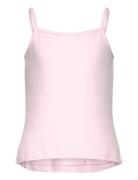 Top Strap Tank Top Tops T-shirts Sleeveless Pink Lindex