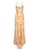 Cornelia Slip Maxi Dress Designers Maxi Dress Yellow Malina