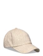 Allan Dad Cap Accessories Headwear Caps Beige Upfront