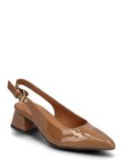 Sling Back Shoes Sling Backs Heeled Slingbacks Beige Billi Bi