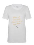 Cwamani - T-Shirt Tops T-shirts & Tops Short-sleeved White Claire Woma...