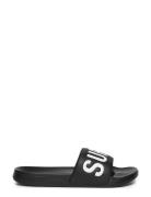 Core Graphic Pool Slide Shoes Summer Shoes Sandals Pool Sliders Black ...