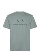 T-Shirt Tops T-Kortærmet Skjorte Green Armani Exchange