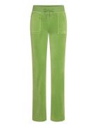 Del Ray Pocketed Pant Bottoms Sweatpants Green Juicy Couture