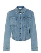 Kadorina Denim Shirt Jakke Denimjakke Blue Kaffe