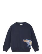 Sweatshirt Ls Tops Sweatshirts & Hoodies Sweatshirts Navy Minymo