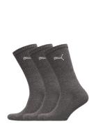 Puma Unisex Crew Sock 3P Sport Socks Regular Socks Grey PUMA