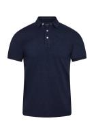 Bs Taketomi Regular Fit Polo Shirt Tops Polos Short-sleeved Navy Bruun...