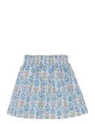 Skirt In Liberty Fabric Dresses & Skirts Skirts Short Skirts Blue Hutt...