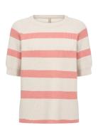 Sc-Kanita Stripe Tops Knitwear Jumpers Pink Soyaconcept