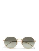 Jack Solbriller Gold Ray-Ban