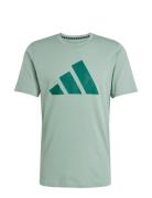 Tr-Es Fr Logo T Sport T-Kortærmet Skjorte Green Adidas Performance