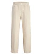 Jpstkarl Jjlawrence Linen Chino Sn Bottoms Trousers Linen Trousers Bei...