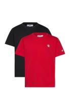 2 Pack Ss Tee Sport T-Kortærmet Skjorte Multi/patterned Champion
