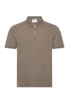 Polo Tee S/Spolo Tee S/S Tops Polos Short-sleeved Beige Lindbergh