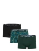Cotton Stretch Trunk 3P Boxershorts Green Björn Borg