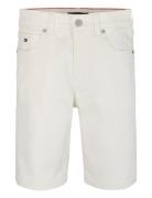 Modern Straight Short White Bottoms Shorts White Tommy Hilfiger