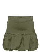 Onlnova Life Vis Baloon Skirt Solid Skirts Short Skirts Khaki Green ON...