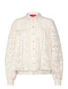 Luciacras Shirt Tops Shirts Long-sleeved Cream Cras