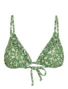 Fleurie Bella Frill Bikini Top Bikinitop Green Becksöndergaard