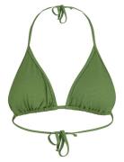 Shobi Bel Bikini Top Bikinitop Green Becksöndergaard