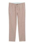 Regular Linen Beach Pants Bottoms Trousers Linen Trousers Brown Tom Ta...