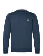 L/S Sticker Pete Fle Tops Sweatshirts & Hoodies Sweatshirts Navy Origi...