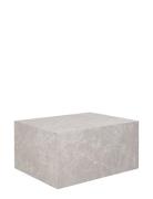 Sia - Coffee Table, Marble Look, Beige, 60X80X40 Cm Home Furniture Tab...