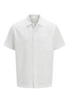 Jprcceaston Seersucker S/S Shirt Ln Tops Shirts Linen Shirts White Jac...