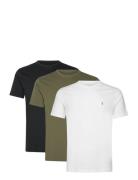 Brace Ss Crew 3 Pk Tops T-Kortærmet Skjorte Multi/patterned AllSaints
