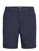 Seersucker Shorts Bottoms Shorts Casual Navy Sebago