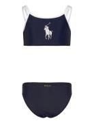 Big Pony Two-Piece Swimsuit Bikini Navy Ralph Lauren Kids