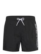 Boxer Beachwear Badeshorts Black Emporio Armani