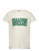 Single Organic Tuvina Tee Tops T-Kortærmet Skjorte Cream Mads Nørgaard
