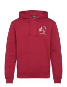 Regular Fit Front And Back Artwork Hoodie Tops Sweatshirts & Hoodies H...