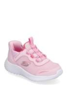 Girls Bounder Simple Cute Low-top Sneakers Pink Skechers