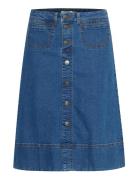 Frvocut Sk 2 Skirts Knee-length & Midi Skirts Navy Fransa