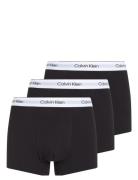 Relaxed Dart Trunk 3Pk Boxershorts Black Calvin Klein
