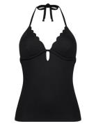 Scallop Shaping Tankini Swimwear Bikinis Bikini Tops Triangle Bikinito...