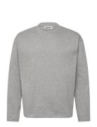 Great Boxy Long Sleeve T-Shirt Tops T-Langærmet Skjorte Grey Weekday