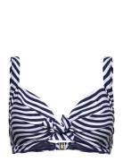 Wave Electra Top Swimwear Bikinis Bikini Tops Bandeau Bikinitops Blue ...